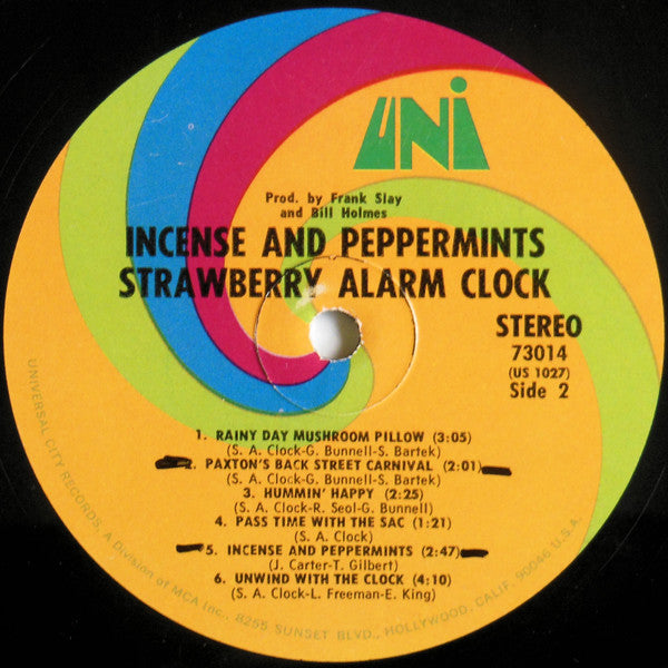 The Strawberry Alarm Clock* : Incense And Peppermints (LP, Album, Pin)