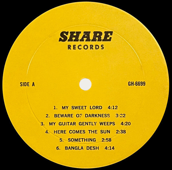 Harrison*, Dylan*, Starr* : The Greatest Show On Earth (LP, Album, Unofficial)