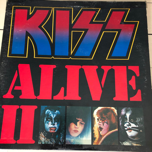 Kiss : Alive II (2xLP, Album, PRC)