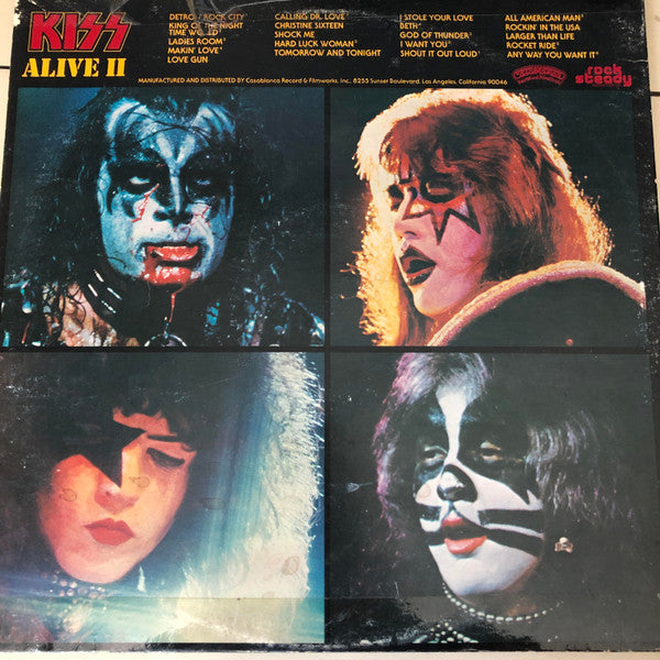 Kiss : Alive II (2xLP, Album, PRC)