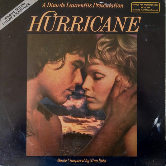 Nino Rota : Hurricane (Original Motion Picture Soundtrack) (LP, Album, Promo)