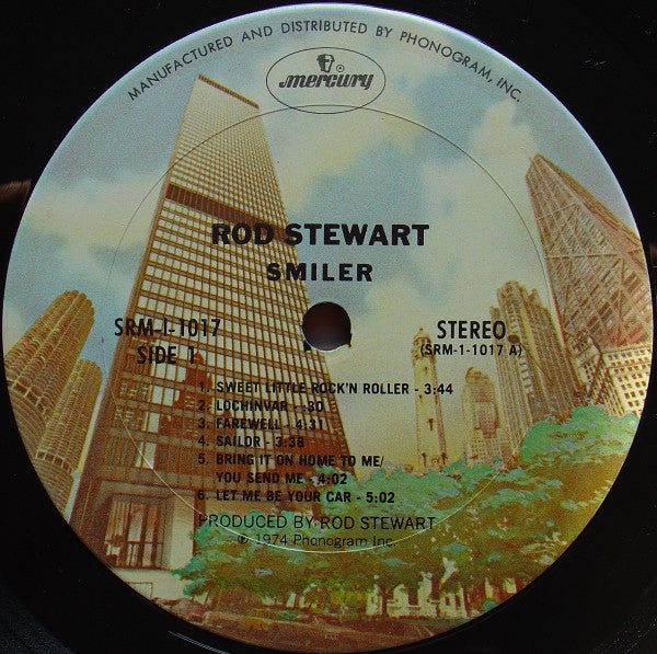 Rod Stewart : Smiler (LP, Album, Pit)
