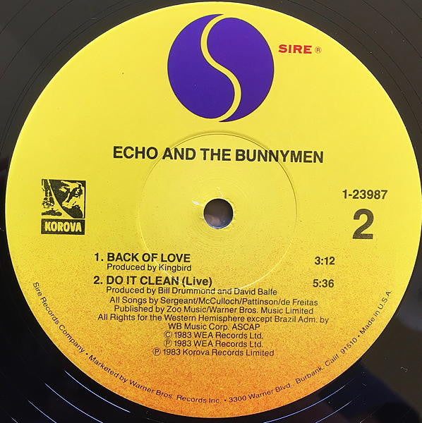 Echo & The Bunnymen : Echo And The Bunnymen (12", MiniAlbum, Jac)