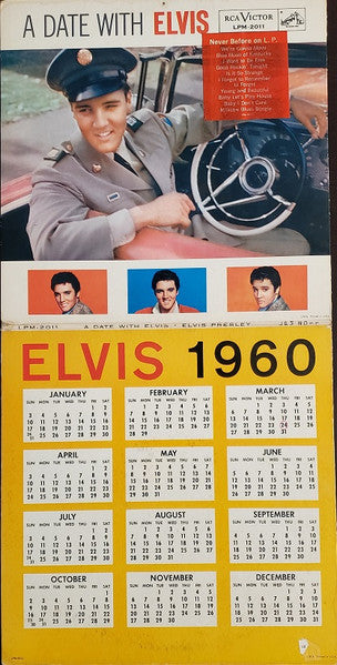 Elvis Presley : A Date With Elvis (LP, Album, Comp, Mono, Sti)