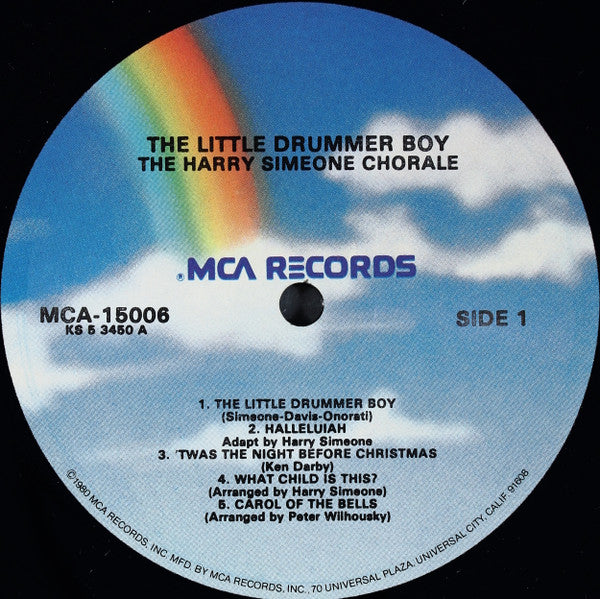 The Harry Simeone Chorale : The Little Drummer Boy (LP, Album, RE)