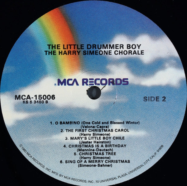 The Harry Simeone Chorale : The Little Drummer Boy (LP, Album, RE)