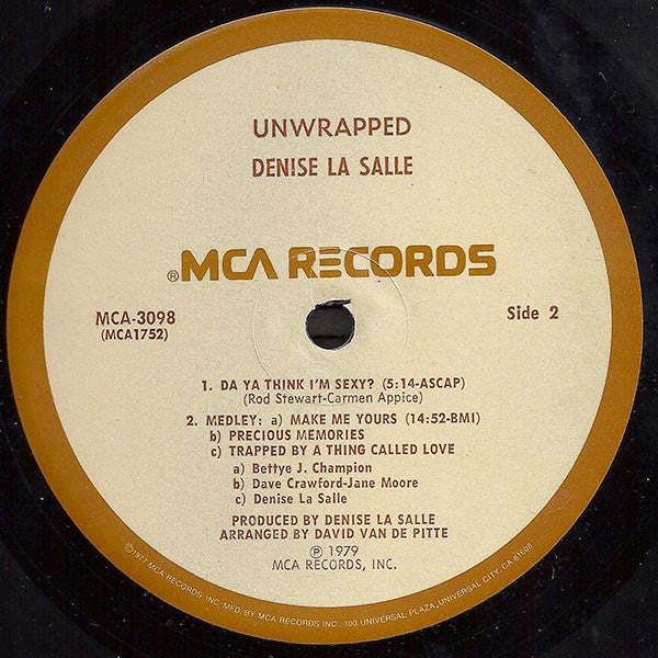 Denise LaSalle : Unwrapped (LP, Album, Pin)