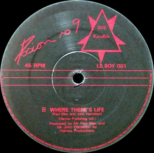 Posion No 9 : Lay All Your Love On Me (12")