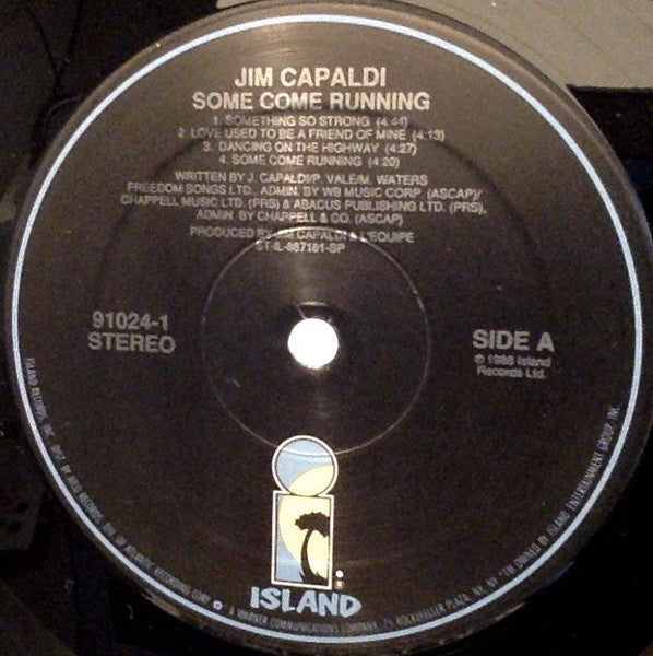 Jim Capaldi : Some Come Running (LP, Album, SP)