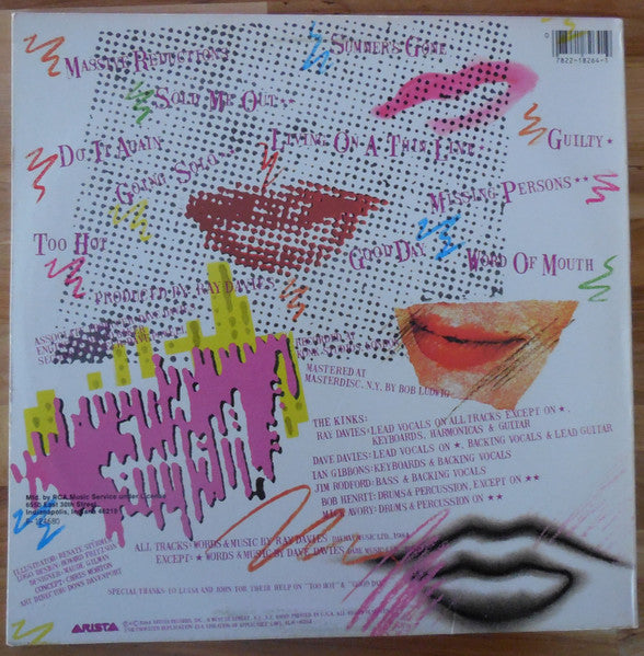 The Kinks : Word Of Mouth (LP, Album, Club)