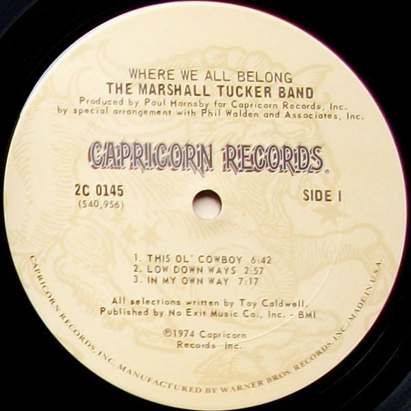 The Marshall Tucker Band : Where We All Belong (2xLP, Album, Gat)