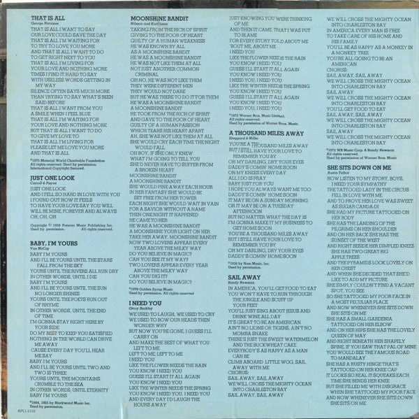 Nilsson* : ...That's The Way It Is (LP, Album, Ind)