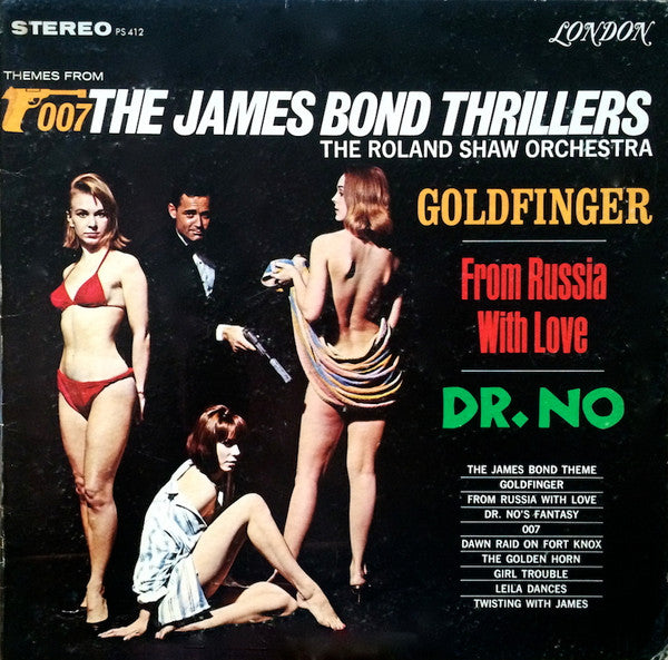 The Roland Shaw Orchestra : Themes From The James Bond Thrillers (LP, Album)