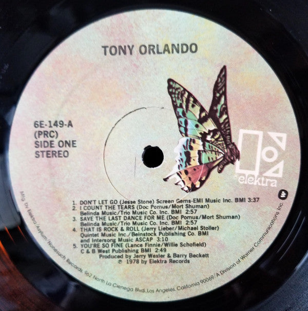 Tony Orlando : Tony Orlando (LP, Album)