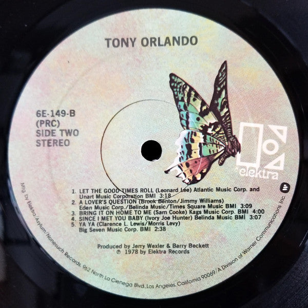 Tony Orlando : Tony Orlando (LP, Album)