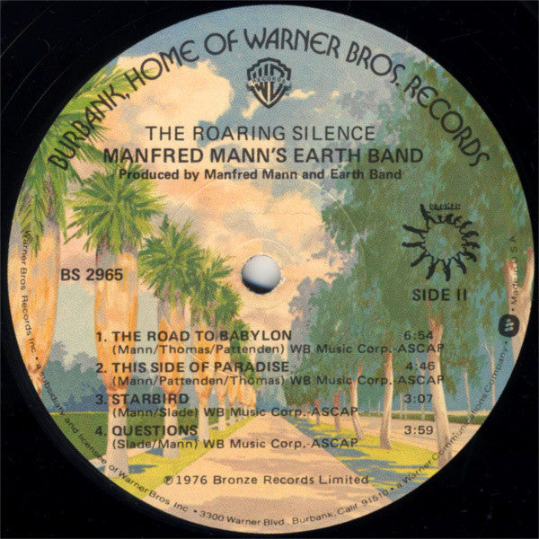Manfred Mann's Earth Band : The Roaring Silence (LP, Album, Jac)