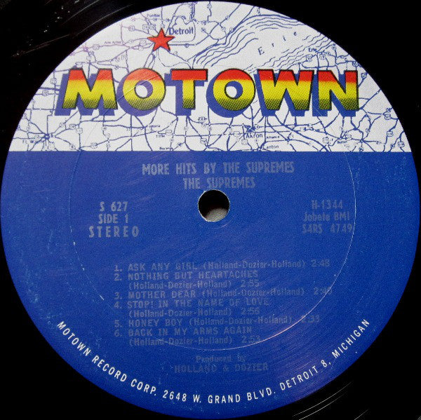 The Supremes : More Hits By The Supremes (LP, Album)