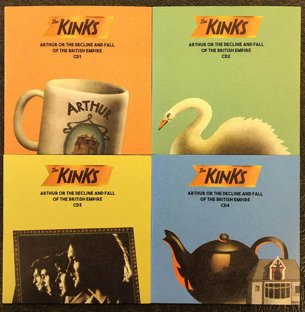 The Kinks : Arthur Or The Decline And Fall Of The British Empire (Box, Ltd, 50t + CD, RE, RM + CD, Mono, RE, RM + CD)