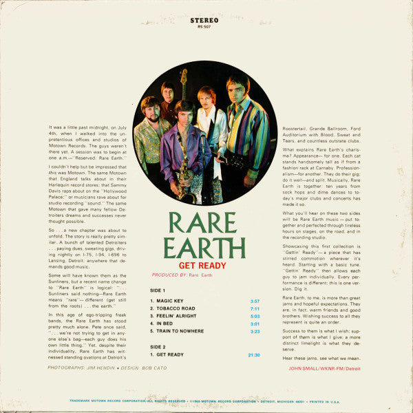 Rare Earth : Get Ready (LP, Album, RP, Hol)