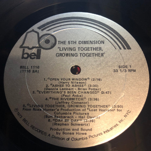 The Fifth Dimension : Living Together, Growing Together (LP, Album)