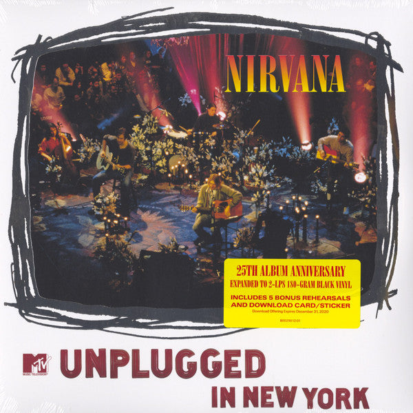 Nirvana : MTV Unplugged In New York (2xLP, Album, RE, 180)
