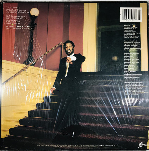 Billy Ocean : Nights (Feel Like Getting Down) (LP, Album)