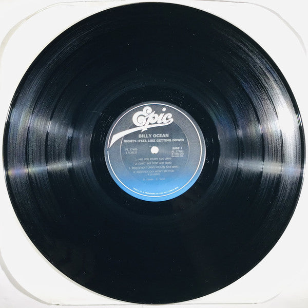Billy Ocean : Nights (Feel Like Getting Down) (LP, Album)