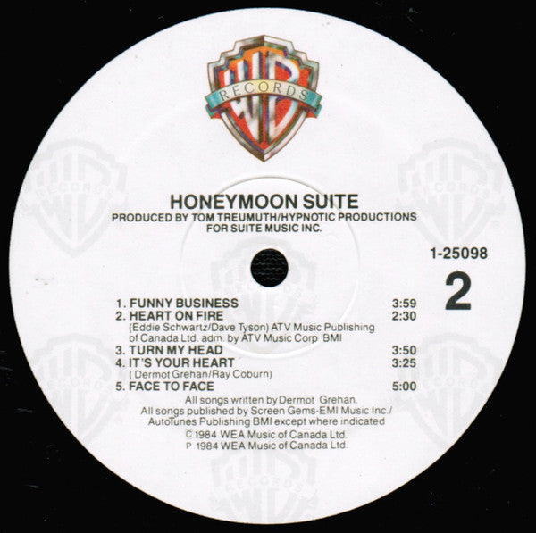 Honeymoon Suite : Honeymoon Suite (LP, Album, Jac)
