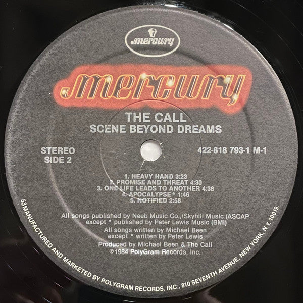 The Call : Scene Beyond Dreams (LP, Album, 53 )