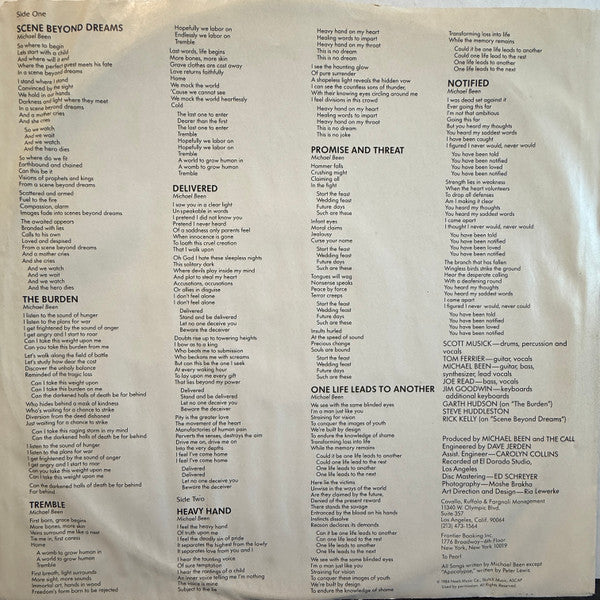 The Call : Scene Beyond Dreams (LP, Album, 53 )