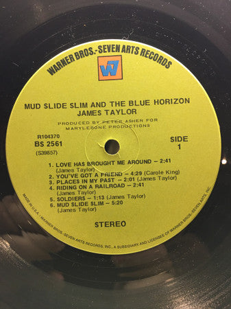 James Taylor (2) : Mud Slide Slim and The Blue Horizon (LP, Album, Club, RCA)