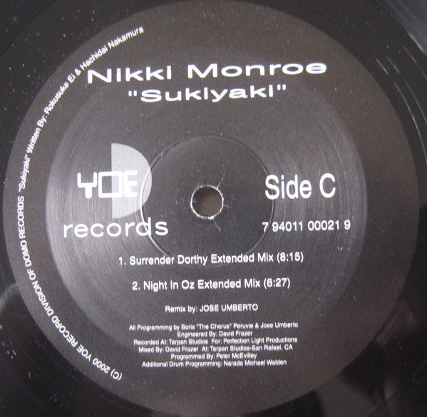 Nikki Monroe : Sukiyaki (2x12")