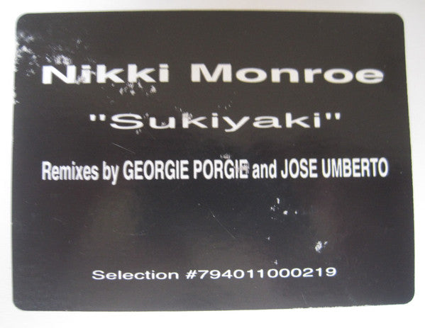 Nikki Monroe : Sukiyaki (2x12")