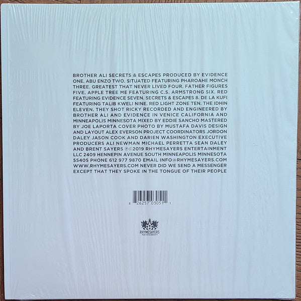 Brother Ali : Secrets & Escapes (LP, Album, Pic)