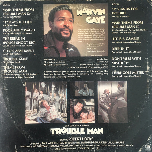 Marvin Gaye : Trouble Man (LP, Album, Ind)