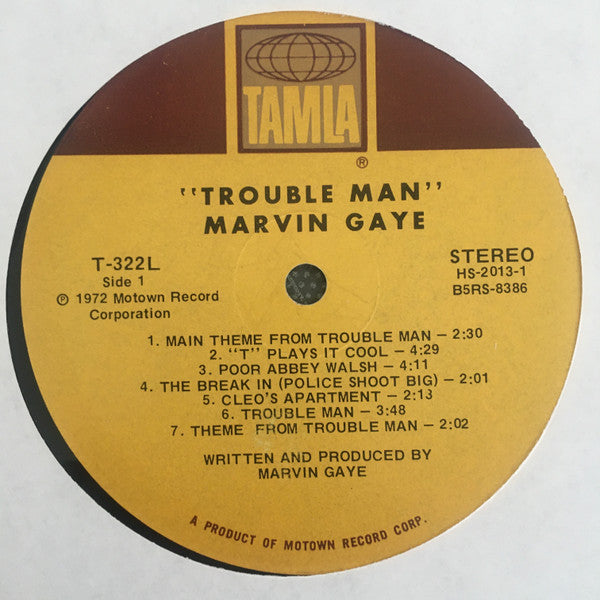 Marvin Gaye : Trouble Man (LP, Album, Ind)