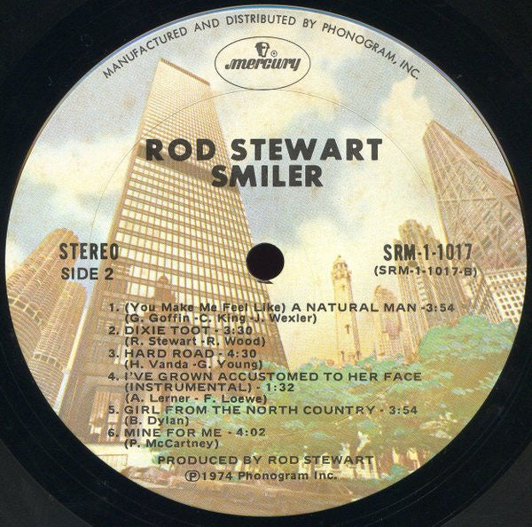 Rod Stewart : Smiler (LP, Album, Gat)