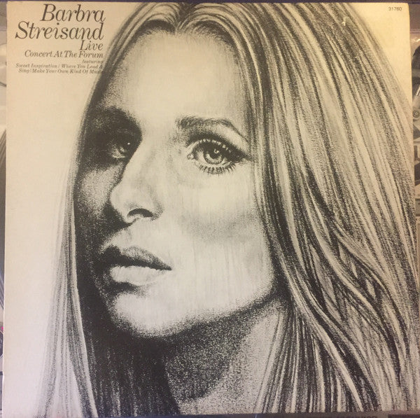 Barbra Streisand : Live Concert At The Forum (LP, Album, RE, Gat)