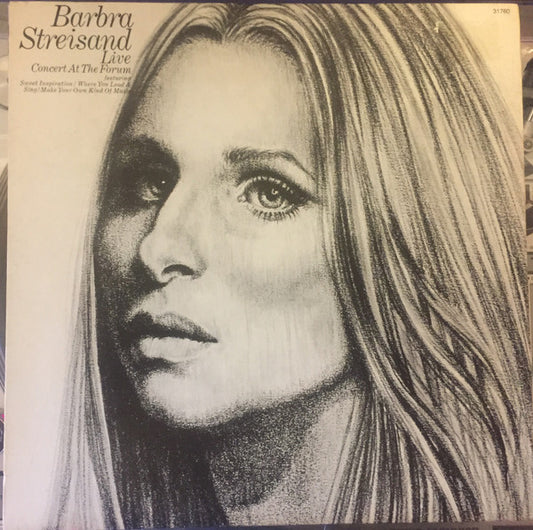 Barbra Streisand : Live Concert At The Forum (LP, Album, RE, Gat)