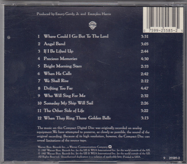Emmylou Harris : Angel Band (CD, Album)