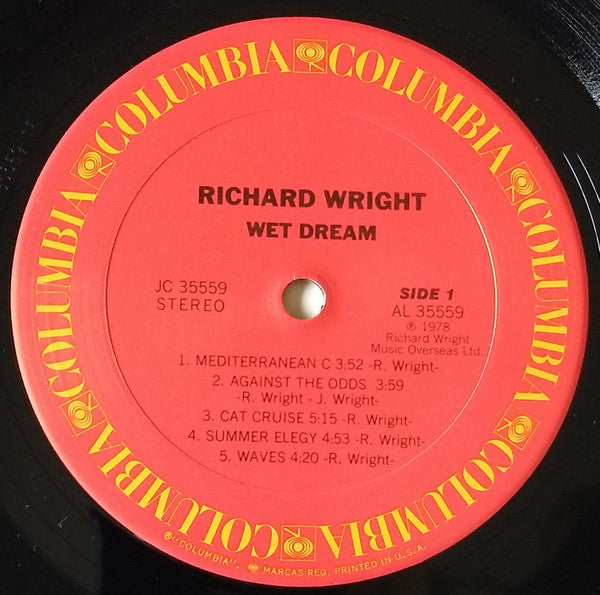 Richard Wright : Wet Dream (LP, Album, San)