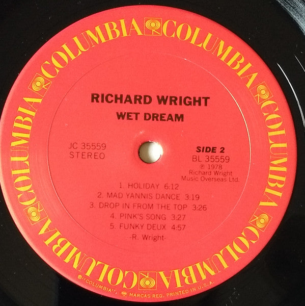 Richard Wright : Wet Dream (LP, Album, San)