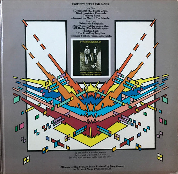 Tyrannosaurus Rex : (A Beginning) Prophets, Seers And Sages - The Angels Of All Ages / My People Were Fair And Had Sky In Their Hair... But Now They're Content To Wear Stars On Their Brows (LP, Album, RE, Ter + LP, Album, RE, Ter + Comp)