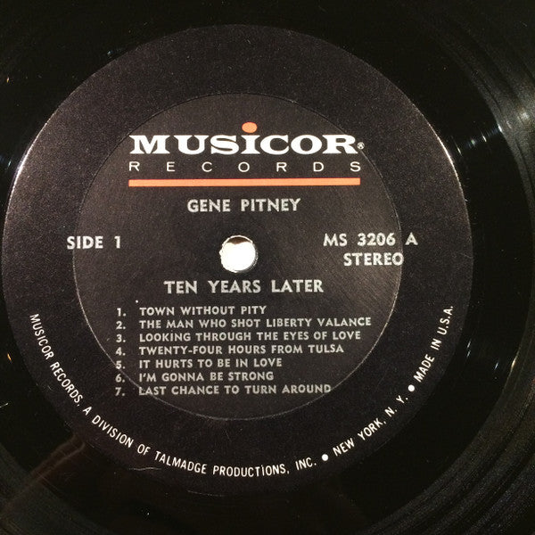 Gene Pitney : Ten Years Later (LP, Comp)