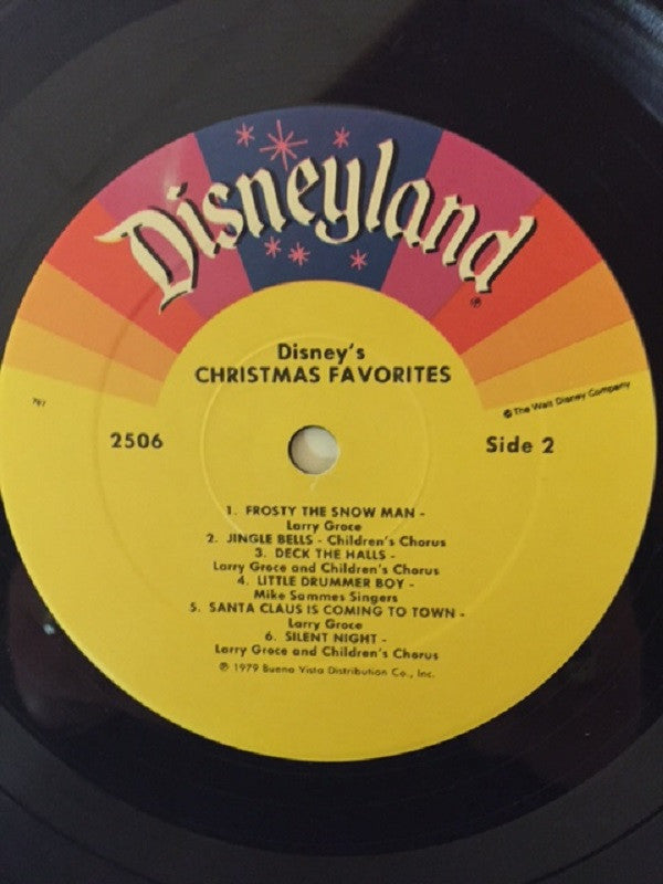 Larry Groce, The Mike Sammes Singers* And The Disneyland Children's Sing-along Chorus : Disney's Christmas Favorites (LP, Album, RP, SRC)