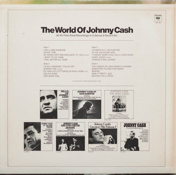 Johnny Cash : The World Of Johnny Cash (2xLP, Comp, Pit)