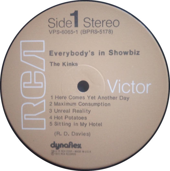 The Kinks : Everybody's In Showbiz (2xLP, Album, RE, Gat)