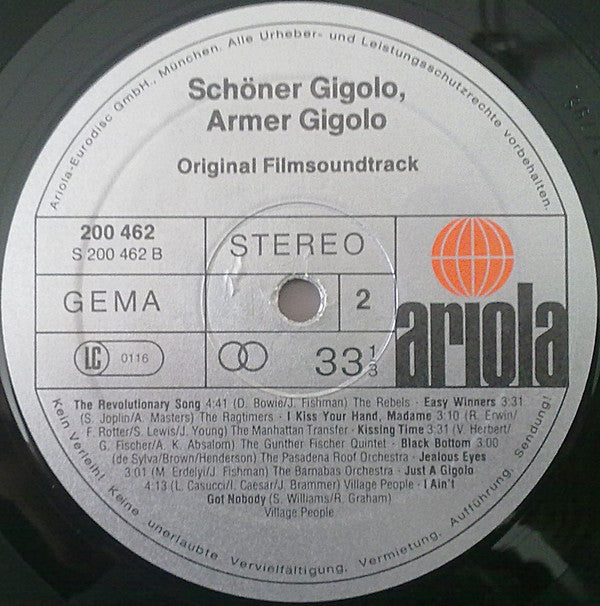Various : Schöner Gigolo - Armer Gigolo (LP, Comp)