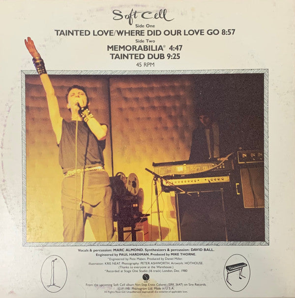Soft Cell : Tainted Love / Where Did Our Love Go (12", Single, RE, All)