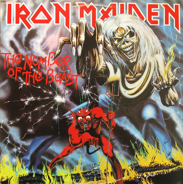 Iron Maiden : The Number Of The Beast (LP, Album, Win)